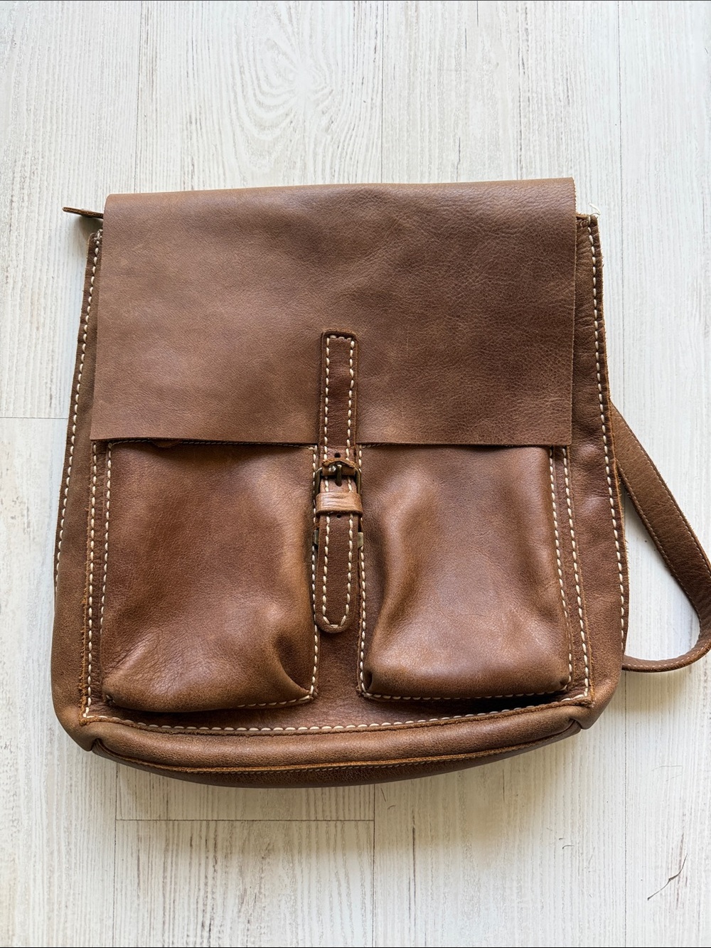 Roots Tan Leather - 3 Way Backpack